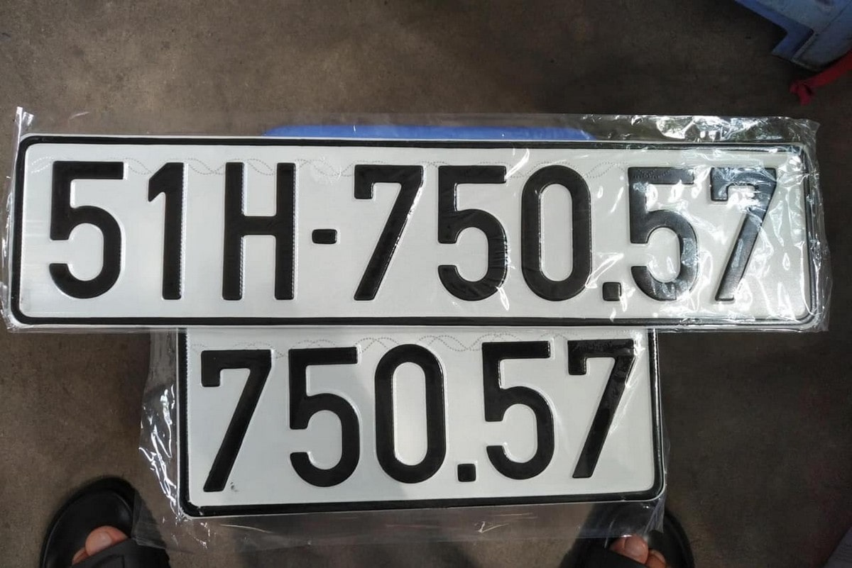 Biển xe số đảo